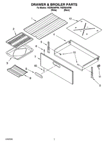 05 - Drawer & Broiler Parts, Miscellaneous Parts parts for Whirlpool Range YKERI204PW0 from AppliancePartsPros.com