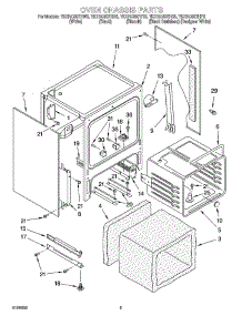 03 - Oven Chassis Parts parts for Whirlpool Range YKERC607HT5 from AppliancePartsPros.com