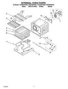 05 - Internal Oven Parts parts for Whirlpool Range YKESA907PC02 from AppliancePartsPros.com