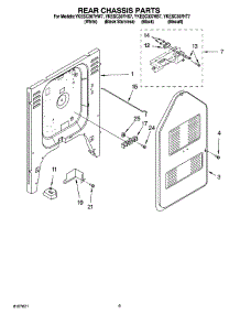06 - Rear Chassis Parts parts for Whirlpool Range YKESC307HT7 from AppliancePartsPros.com