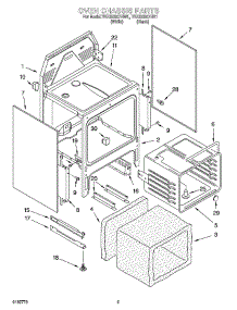 04 - Oven Chassis Parts parts for Whirlpool Range YKERS507HB1 from AppliancePartsPros.com
