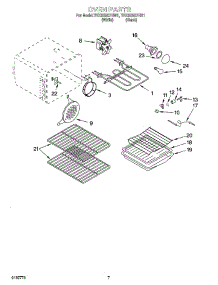 05 - Oven Parts parts for Whirlpool Range YKERS507HB1 from AppliancePartsPros.com