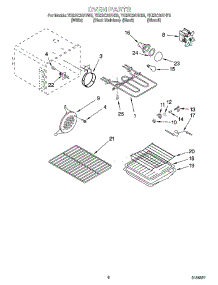 05 - Oven Parts parts for Whirlpool Range YKESC307HB5 from AppliancePartsPros.com