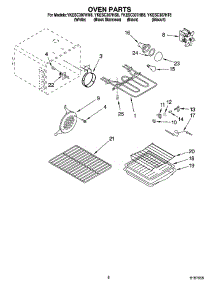 05 - Oven Parts parts for Whirlpool Range YKESC307HT8 from AppliancePartsPros.com