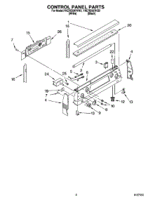 02 - Control Panel Parts parts for Whirlpool Range YKERS507HW2 from AppliancePartsPros.com