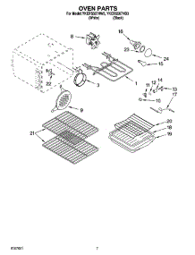 05 - Oven Parts parts for Whirlpool Range YKERS507HB3 from AppliancePartsPros.com