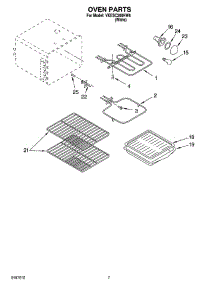 05 - Oven Parts parts for Whirlpool Range YKESC300HW6 from AppliancePartsPros.com