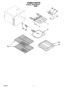 05 - Oven Parts parts for Whirlpool Range YKESC300HW7 from AppliancePartsPros.com