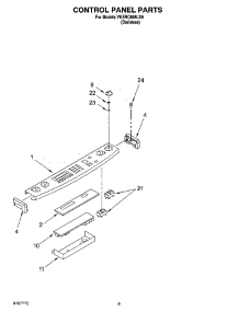 06 - Control Panel Parts parts for Whirlpool Range YKERC608LS0 from AppliancePartsPros.com