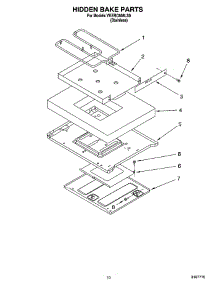 07 - Hidden Bake Parts, Miscellaneous Parts parts for Whirlpool Range YKERC608LS0 from AppliancePartsPros.com