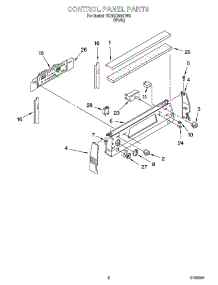 02 - Control Panel Parts parts for Whirlpool Range YKERC500HW3 from AppliancePartsPros.com