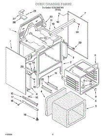 04 - Oven Chassis Parts parts for Whirlpool Range YKERC500HW3 from AppliancePartsPros.com