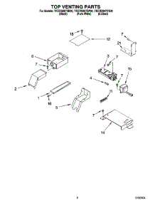 06 - Top Venting Parts, Optional Parts parts for Whirlpool Range YKERS807SS00 from AppliancePartsPros.com