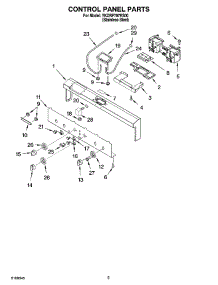 04 - Control Panel Parts parts for Whirlpool Range YKDRP707RS00 from AppliancePartsPros.com