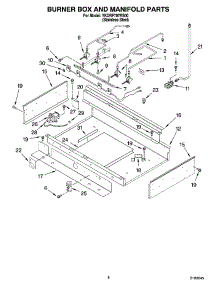 07 - Burner Box And Manifold Parts parts for Whirlpool Range YKDRP707RS00 from AppliancePartsPros.com