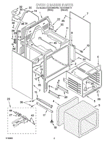 04 - Oven Chassis Parts parts for Whirlpool Range YKERC506HT3 from AppliancePartsPros.com