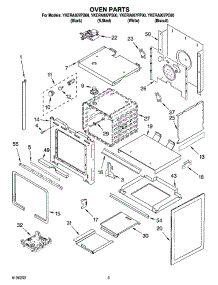 03 - Oven Parts parts for Whirlpool Range YKERA807PS00 from AppliancePartsPros.com