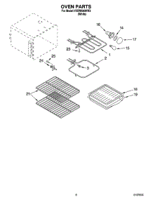 06 - Oven Parts, Miscellaneous Parts parts for Whirlpool Range YKERI500HW3 from AppliancePartsPros.com