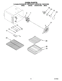 07 - Oven Parts parts for Whirlpool Range YKGRT607HS5 from AppliancePartsPros.com