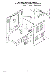 08 - Rear Chassis Parts, Miscellaneous Parts parts for Whirlpool Range YKGST307HS9 from AppliancePartsPros.com