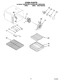 07 - Oven Parts parts for Whirlpool Range YKGST307HB5 from AppliancePartsPros.com