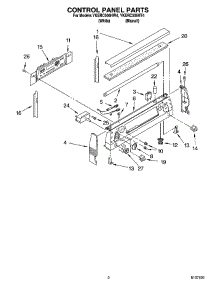 02 - Control Panel Parts parts for Whirlpool Range YKERC506HT4 from AppliancePartsPros.com