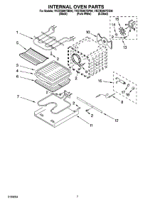 05 - Internal Oven Parts parts for Whirlpool Range YKERS807SB00 from AppliancePartsPros.com