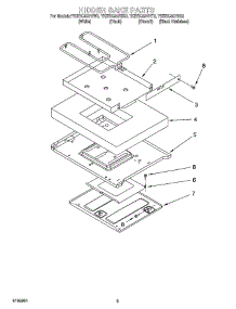 07 - Hidden Bake Parts, Miscellaneous Parts parts for Whirlpool Range YKERC507HT3 from AppliancePartsPros.com
