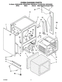03 - Oven Chassis Parts parts for Whirlpool Range YKERC607HT6 from AppliancePartsPros.com