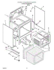 04 - Oven Chassis Parts parts for Whirlpool Range YKERI500HW2 from AppliancePartsPros.com