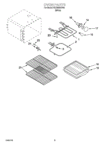 06 - Oven Parts, Miscellaneous Parts parts for Whirlpool Range YKERI500HW2 from AppliancePartsPros.com