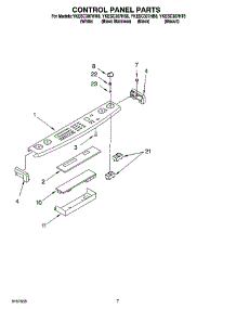 04 - Control Panel Parts parts for Whirlpool Range YKESC307HB8 from AppliancePartsPros.com