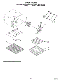 07 - Oven Parts parts for Whirlpool Range YKGST307HW6 from AppliancePartsPros.com