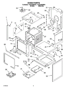 03 - Oven Parts parts for Whirlpool Range YKESV908PM01 from AppliancePartsPros.com