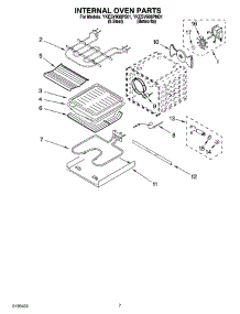 05 - Internal Oven Parts parts for Whirlpool Range YKESV908PM01 from AppliancePartsPros.com