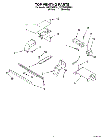 06 - Top Venting Parts, Optional Parts parts for Whirlpool Range YKESV908PM01 from AppliancePartsPros.com
