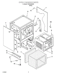 04 - Oven Chassis Parts parts for Whirlpool Range YKESC300HW5 from AppliancePartsPros.com