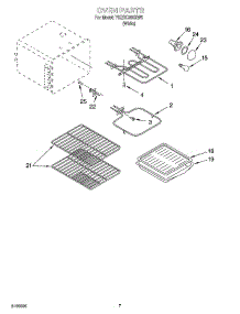 05 - Oven Parts parts for Whirlpool Range YKESC300HW5 from AppliancePartsPros.com