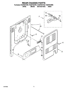 08 - Rear Chassis Parts, Miscellaneous Parts parts for Whirlpool Range YKGRT607HT6 from AppliancePartsPros.com