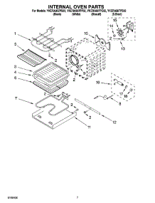05 - Internal Oven Parts parts for Whirlpool Range YKERA807PC02 from AppliancePartsPros.com