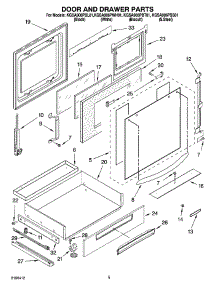 03 - Door And Drawer Parts parts for Kitchenaid Range KGSA906PSS01 from AppliancePartsPros.com