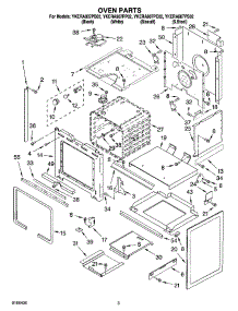 03 - Oven Parts parts for Whirlpool Range YKERA807PP02 from AppliancePartsPros.com