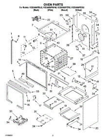 02 - Oven Parts parts for Kitchenaid Range KGSA906PWH02 from AppliancePartsPros.com