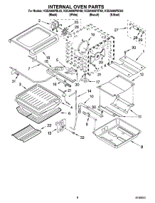 05 - Internal Oven Parts parts for Kitchenaid Range KGSA906PBT02 from AppliancePartsPros.com