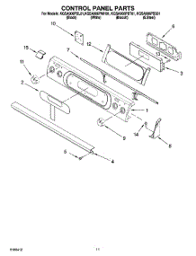 08 - Control Panel Parts, Optional Parts parts for Kitchenaid Range KGSA906PBL01 from AppliancePartsPros.com