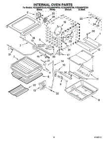 05 - Internal Oven Parts parts for Kitchenaid Range KGSA906PBL00 from AppliancePartsPros.com