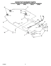 06 - Cooktop Burner Parts parts for Kitchenaid Range KGSA906PBL00 from AppliancePartsPros.com