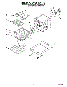 03 - Internal Oven Parts parts for Kitchenaid Range KDRP407HSS09 from AppliancePartsPros.com