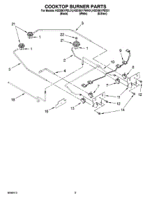 06 - Cooktop Burner Parts parts for Kitchenaid Range KGSI901PBS01 from AppliancePartsPros.com