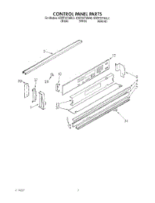 06 - Control Panel, Optional parts for Kitchenaid Range KDDT207AWH0 from AppliancePartsPros.com